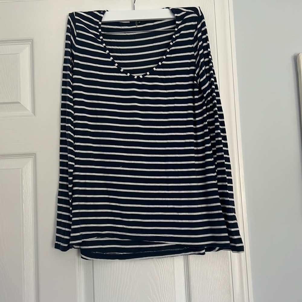 Nautical jersey long sleeve top perfect for white jeans
